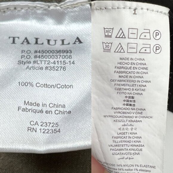 ARITZIA *  Talula TROOPER JACKET COAT w/ Hood  Green 100% cotton. - Picture 16 of 16